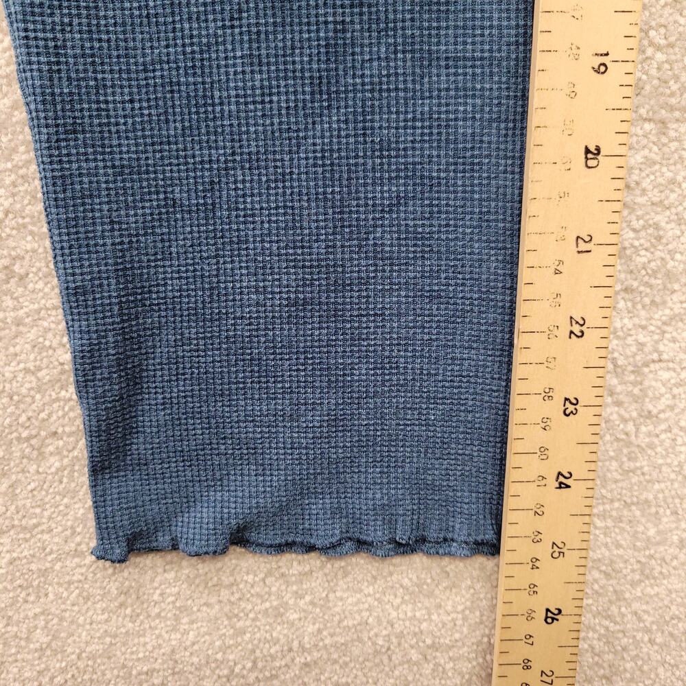 Eddie Bauer Womens Small Blue Waffle Knit Pajama Pants Sleepwear Lounge - Picture 6 of 7
